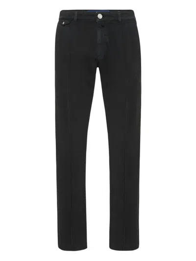 Billionaire Button-fastening Jeans In Black