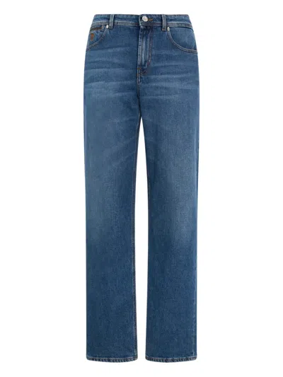 Billionaire Button-fastening Jeans In Blue