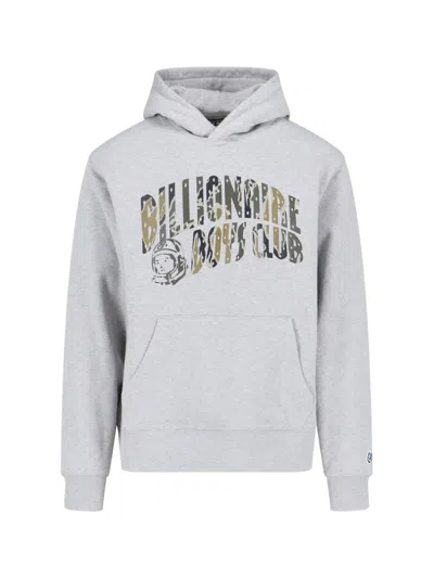 Billionaire Camo Arch Hoodie In Gray