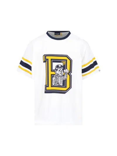 Billionaire College Sport Logo T-shirt In White