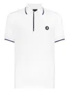 Billionaire Contrasting-trim Polo Shirt In White