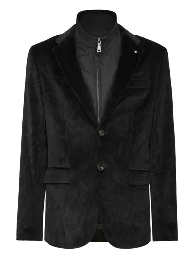 Billionaire Corduroy Blazer In Black