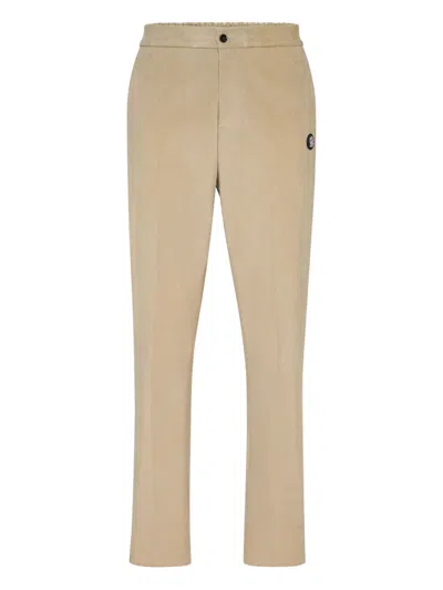 Billionaire Corduroy-elasticated Trousers In Nude