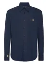 Billionaire Cotton-blend Shirt In Blue