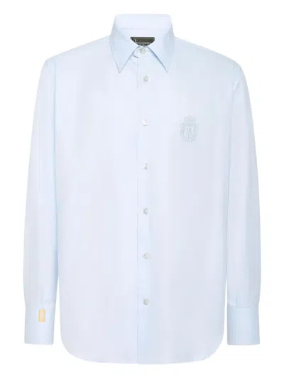 Billionaire Cotton Shirt In Blue