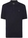 Billionaire Crest-appliqué Polo Shirt In Blue