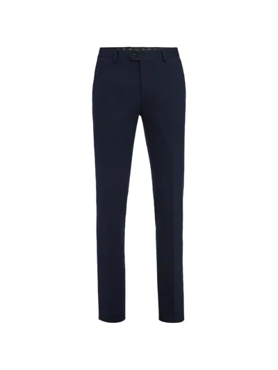 Billionaire Crest Chino Trousers In Blue