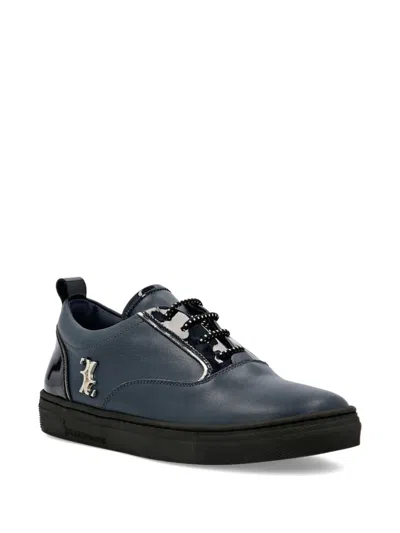 Billionaire Kids' Crest Low-top Sneakers In Blue
