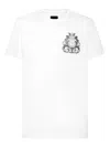 Billionaire Crest-print T-shirt In White