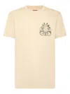 Billionaire Crest-print T-shirt In Neutral