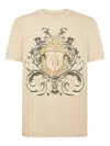 Billionaire Crest-print T-shirt In Brown