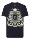 Billionaire Crest-print T-shirt In Black