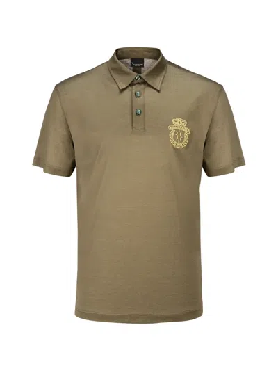 Billionaire Crest-embroidered Polo Shirt In Multi