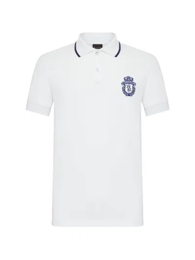 Billionaire Crest-embroidered Polo Shirt In Multi