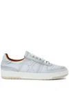 Billionaire Croc-effect Leather Low-top Sneakers In White