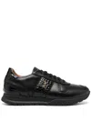 Billionaire Sneakers Mit Kroko-optik In Black