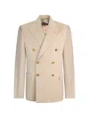 Billionaire Dandy Double-breasted Blazer In Neutral
