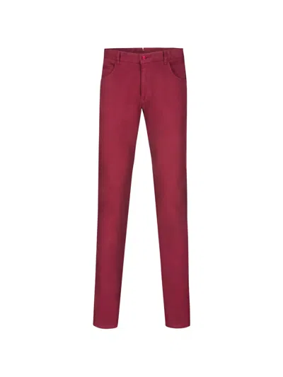 Billionaire Den Logo-embroidered Trousers In Red