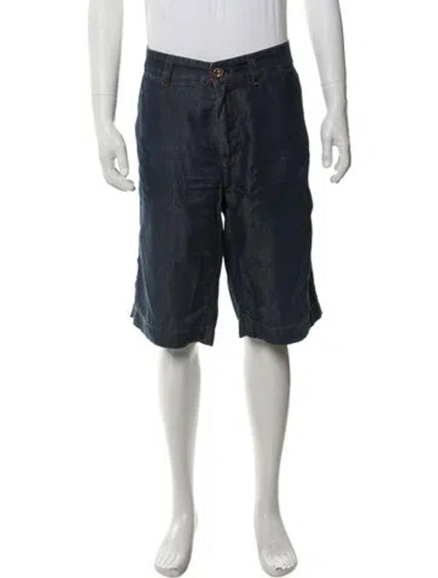 Pre-owned Billionaire Denim Shorts In Blue