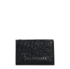 Billionaire Document Holder Man Caiman Crocodilus Blue/silver
