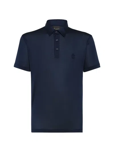 Billionaire Double B Polo Shirt In Blue