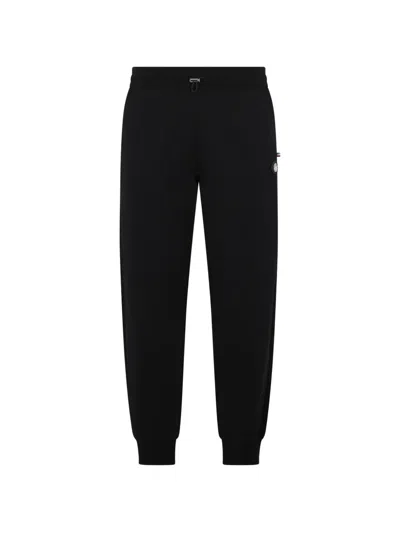 Billionaire Drawstring Logo Track Pants In Black