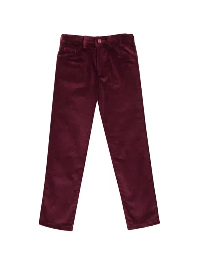 Billionaire Kids' Duncan Corduroy Trousers In Burgundy