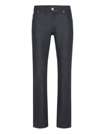 Billionaire Elaphe 5 Pockets Super Straight Cut Jeans Men In Navy
