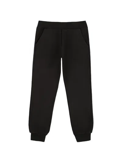 Billionaire Kids' Elastic-waist Tracksuit Bottoms In Black