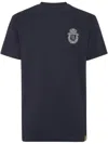 Billionaire Embroidered Crest T-shirt In Blau
