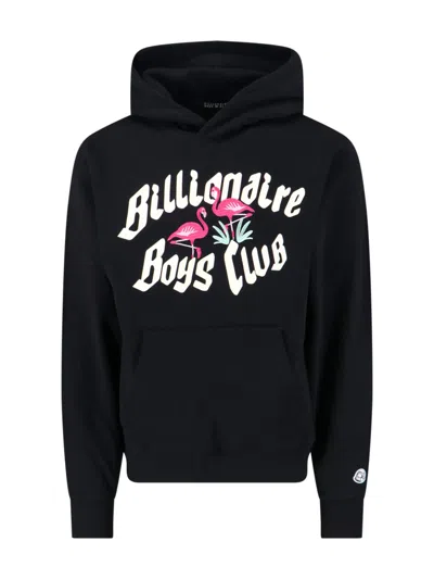 Billionaire Flamingo Hoodie In Black