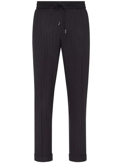 Billionaire Flannel Trousers In Blue