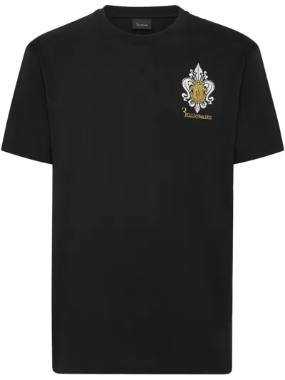 Billionaire Fleur-de-lis T-shirt In Black