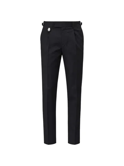 Billionaire Gabardine Chino Trousers In Black