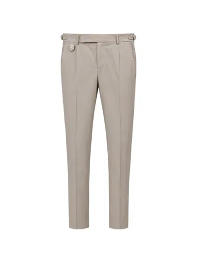 Billionaire Gabardine Chino Trousers In Gray