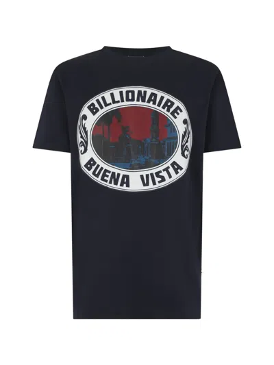 Billionaire Graphic Crew-neck T-shirt In Black