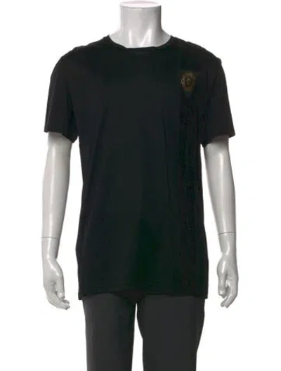 Pre-owned Billionaire Graphic Print Crew Neck T-shirt In Black