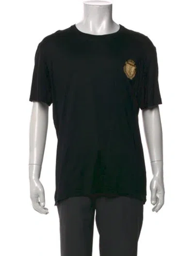 Pre-owned Billionaire Graphic Print Crew Neck T-shirt In Black