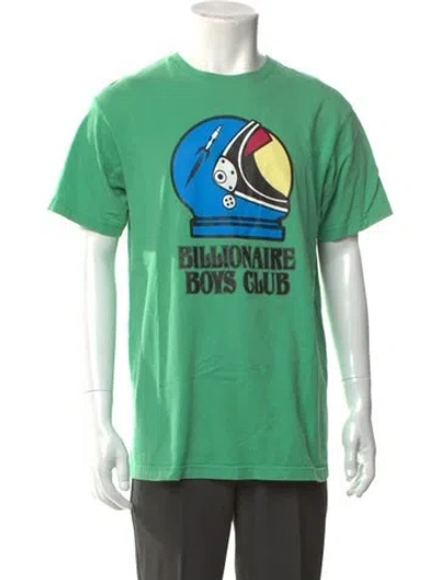 Pre-owned Billionaire Graphic Print Crew Neck T-shirt In Green