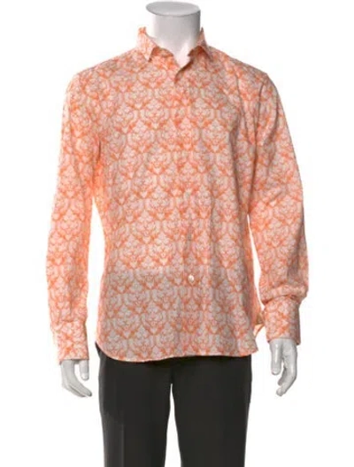 Pre-owned Billionaire Graphic Print Long Sleeve Shirt In Pink