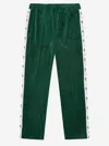 Billionaire Cotton Blend Trousers With Side Strips In Green
