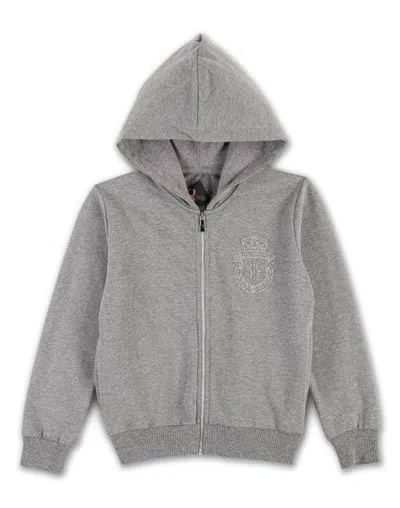 Billionaire Kids'  Hoodie Sweatjacket "royal Hood" Boy In Greymel.medium