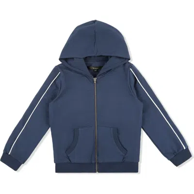 Billionaire Kids'  Hoodie Sweatjacket Crest Boy In Darkblue