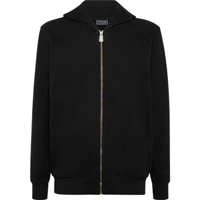 Billionaire Hoodie Sweatjacket Lion Men In Black