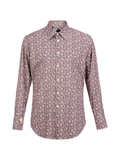 Billionaire Iker Long-sleeve Printed Shirt In Multi