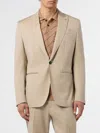 Billionaire Single-breasted Blazer In Gold
