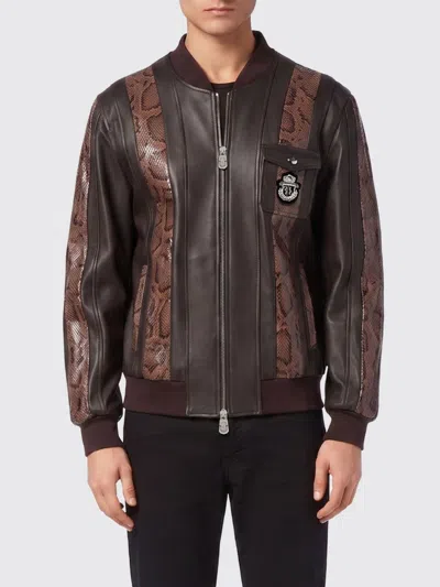 Billionaire Jacket Men In Brown