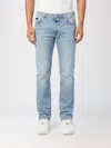 Billionaire Panelled Jeans In Blue