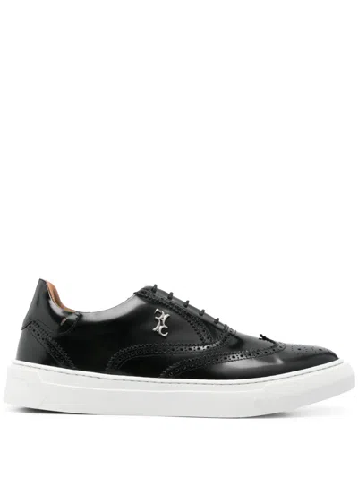 Billionaire Laser-cut Trainers In Black