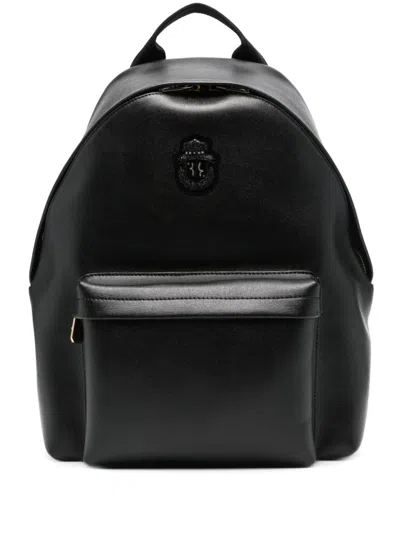 Billionaire Leather Backpack In Black